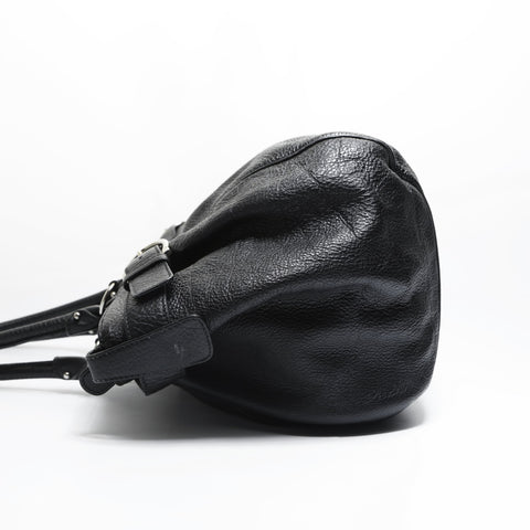 Salvatore Ferragamo Gancini leather Tote Bag black WS23587