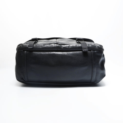 PRADA leather Shoulder Bag black WS23588