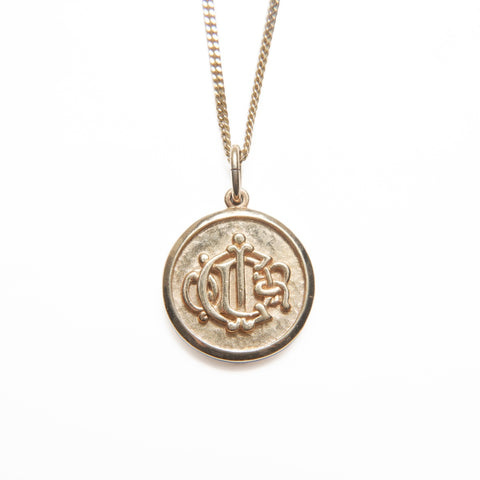 Christian Dior logo Necklace gold WS23589