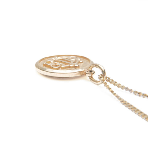 Christian Dior logo Necklace gold WS23589
