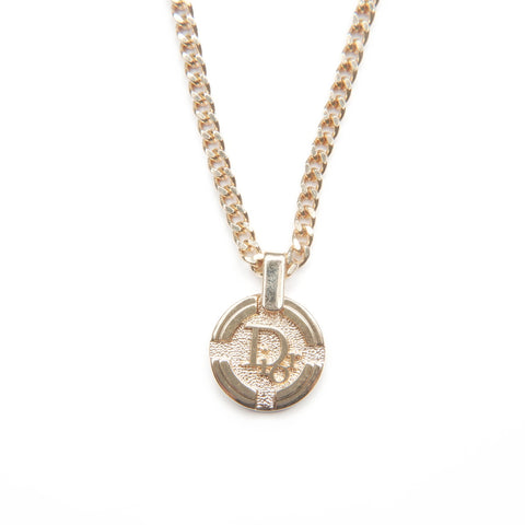 Christian Dior logo Necklace gold WS23593