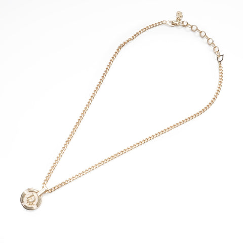 Christian Dior logo Necklace gold WS23593