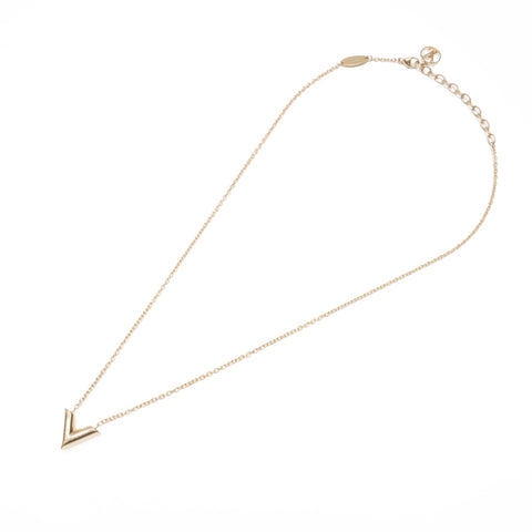 LOUIS VUITTON 2020 Essential V Necklace gold WS23594