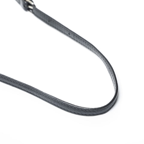 BALENCIAGA Letter XS Leather Mini Shoulder Bag black WS23595