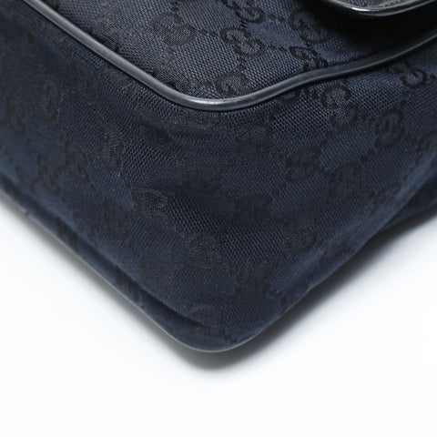 GUCCI GG canvas Shoulder Bag black WS23596