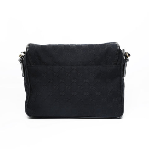 GUCCI GG canvas Shoulder Bag black WS23596