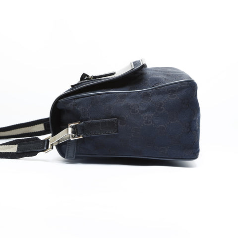 GUCCI GG canvas Shoulder Bag black WS23596