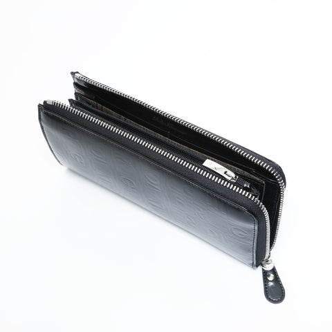 Salvatore Ferragamo Lackleder-Geldbörse schwarz WS23598