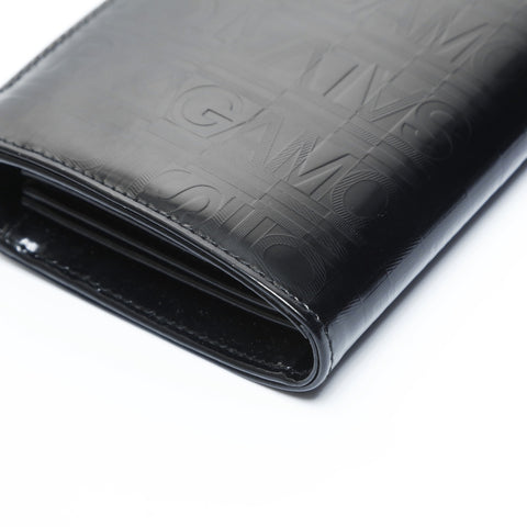 Salvatore Ferragamo Patent leather Purse black WS23598