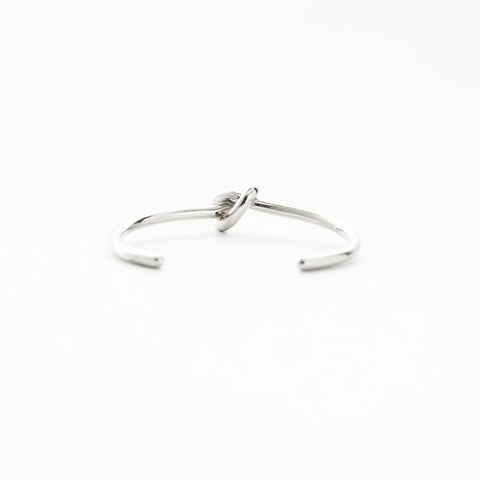 CELINE Knot Extra Thin bracelet Silver WS23599