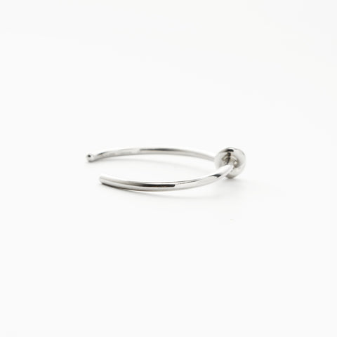 CELINE Knot Extra Thin bracelet Silver WS23599