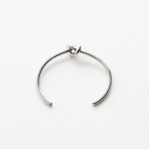 CELINE Knot Extra Thin bracelet Silver WS23599