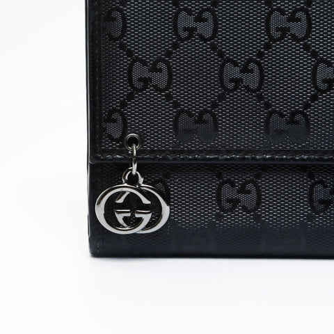 GUCCI GG implementation Purse black WS23600