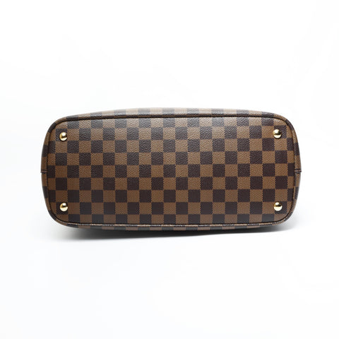 LOUIS VUITTON 2015 Damier Kensington Handbag Brown WS23603