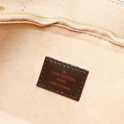 LOUIS VUITTON 2015 Damier Kensington Handbag Brown WS23603