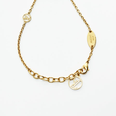 LOUIS VUITTON 2019 Essential V Pearl bracelet gold WS23606