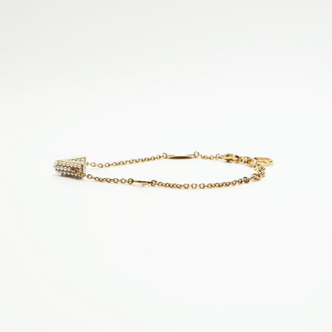 LOUIS VUITTON 2019 Essential V Pearl bracelet gold WS23606