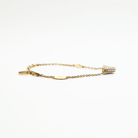 LOUIS VUITTON 2019 Essential V Pearl bracelet gold WS23606