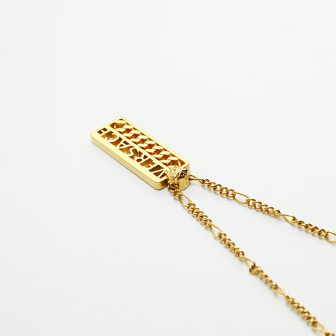 VERSACE Medusa With logo Necklace gold WS23607