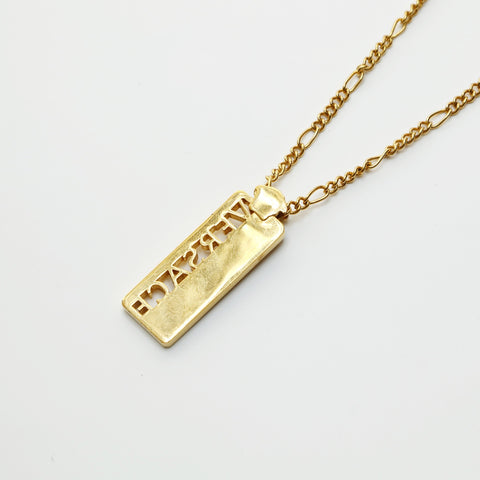 VERSACE Medusa With logo Necklace gold WS23607