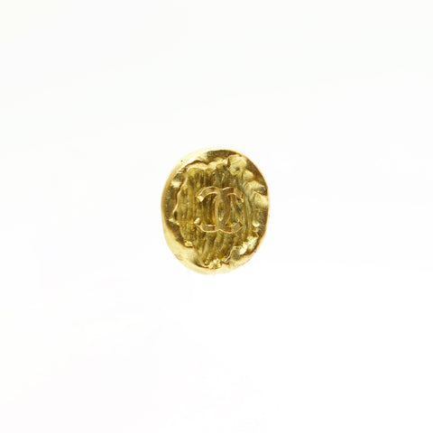 CHANEL 95P COCO Mark Coin 1995 Earring gold WS23608