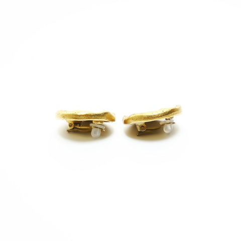 CHANEL 95P COCO Mark Coin 1995 Earring gold WS23608