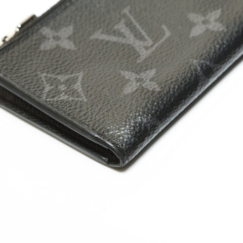 LOUIS VUITTON 2020 Monogram Eclipse Porte Monnaie Jour Compact Wallet Coin case black WS23613
