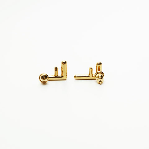 FENDI FF motif Pierce gold WS23614
