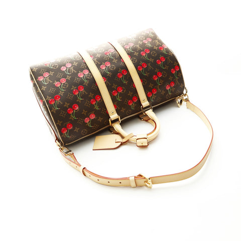 LOUIS VUITTON 2021-2025 LV x TM Keepall Bandouliere 45 Boston bag Brown WS23618