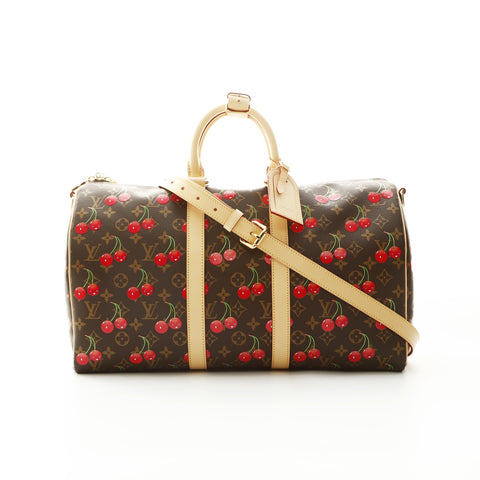 LOUIS VUITTON 2021-2025 LV x TM Keepall Bandouliere 45 Boston bag Brown WS23618