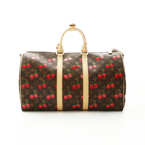 LOUIS VUITTON 2021-2025 LV x TM Keepall Bandouliere 45 Boston bag Brown WS23618