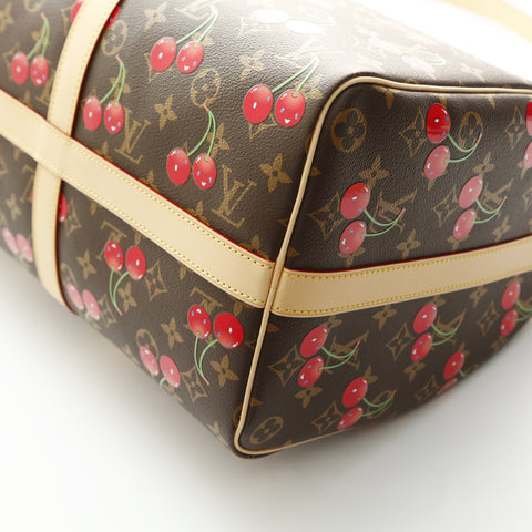 LOUIS VUITTON 2021-2025 LV x TM Keepall Bandouliere 45 Boston bag Brown WS23618