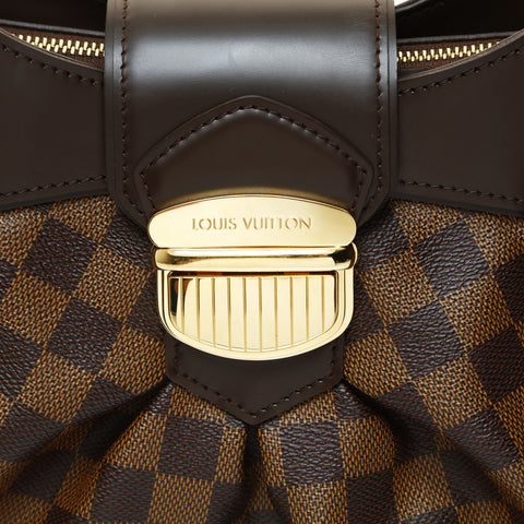 LOUIS VUITTON 2010 Damier Sistine PM Shoulder Bag Brown WS23620