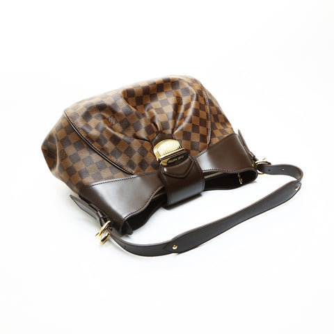 LOUIS VUITTON 2010 Damier Sistine PM Shoulder Bag Brown WS23620