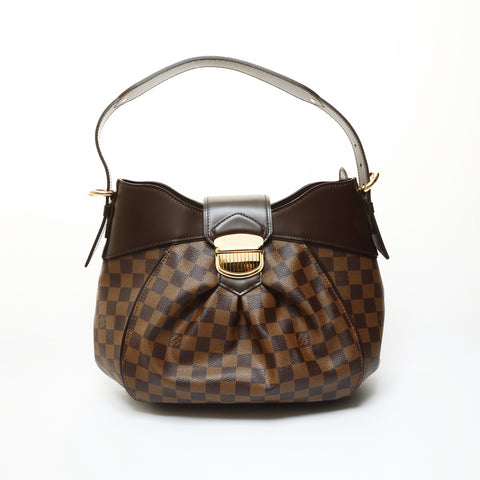LOUIS VUITTON 2010 Damier Sistine PM Shoulder Bag Brown WS23620