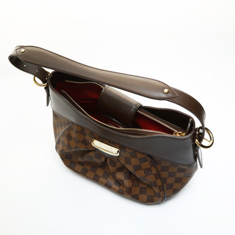 LOUIS VUITTON 2010 Damier Sistine PM Shoulder Bag Brown WS23620
