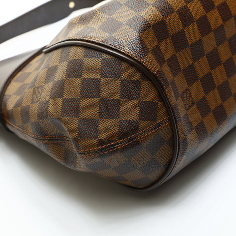 LOUIS VUITTON 2010 Damier Sistine PM Shoulder Bag Brown WS23620