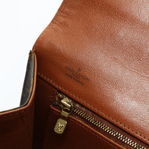 LOUIS VUITTON 1996 Monogram Pochette Dame PM Clutch bag Brown WS23621