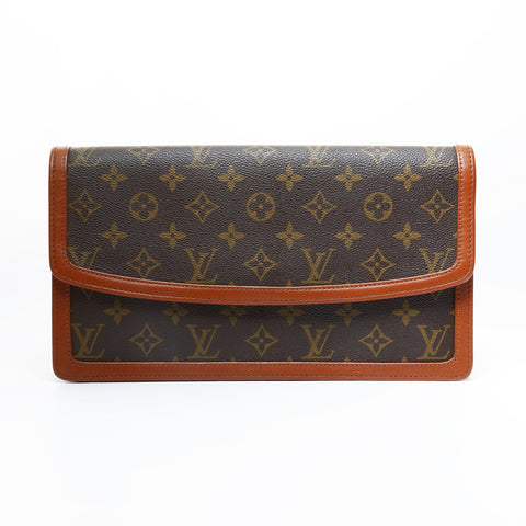LOUIS VUITTON 1996 Monogram Pochette Dame PM Clutch bag Brown WS23621