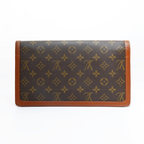 LOUIS VUITTON 1996 Monogram Pochette Dame PM Clutch bag Brown WS23621
