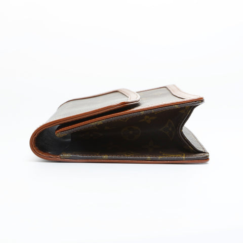 LOUIS VUITTON 1996 Monogram Pochette Dame PM Clutch bag Brown WS23621