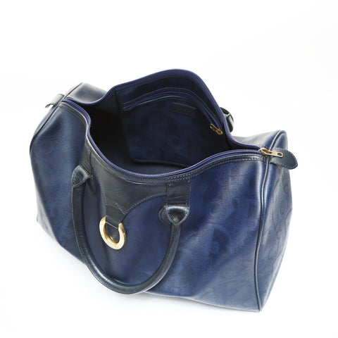 Christian Dior PVC Boston bag Navy WS23622