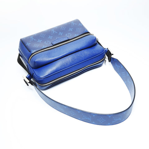 LOUIS VUITTON 2021-2025 Outdoor Messenger PM Shoulder Bag blue WS23624