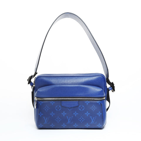 LOUIS VUITTON 2021-2025 Outdoor Messenger PM Shoulder Bag blue WS23624