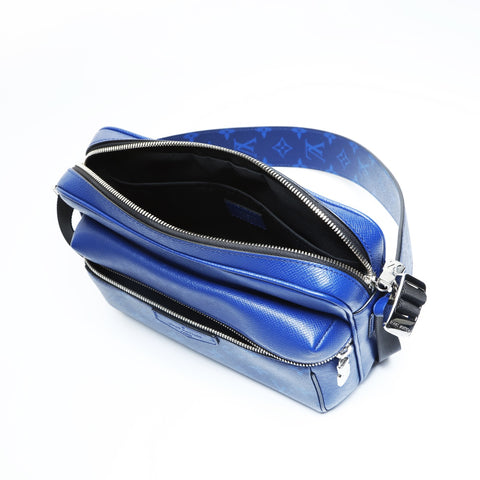 LOUIS VUITTON 2021-2025 Outdoor Messenger PM Shoulder Bag blue WS23624