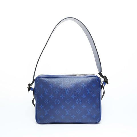 LOUIS VUITTON 2021-2025 Outdoor Messenger PM Shoulder Bag blue WS23624