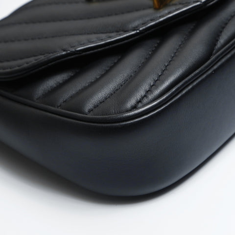 LOUIS VUITTON 2021 Multi Pochette Leather Shoulder Bag black WS23632