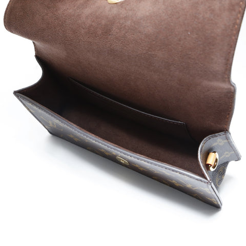 LOUIS VUITTON Wallet on Chain Lily Monogram Shoulder Bag Brown WS23633