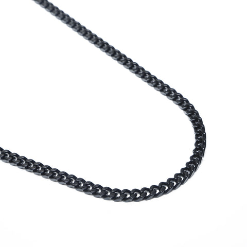 YVES SAINT LAURENT Cassandra Leather Chain Wallet Shoulder Bag black WS23637