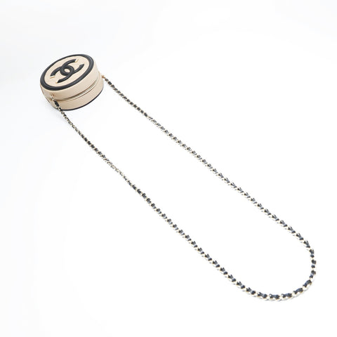 CHANEL Round COCO Mark Caviar Skin Mini 29 Series 2019 Shoulder Bag pink WS23638